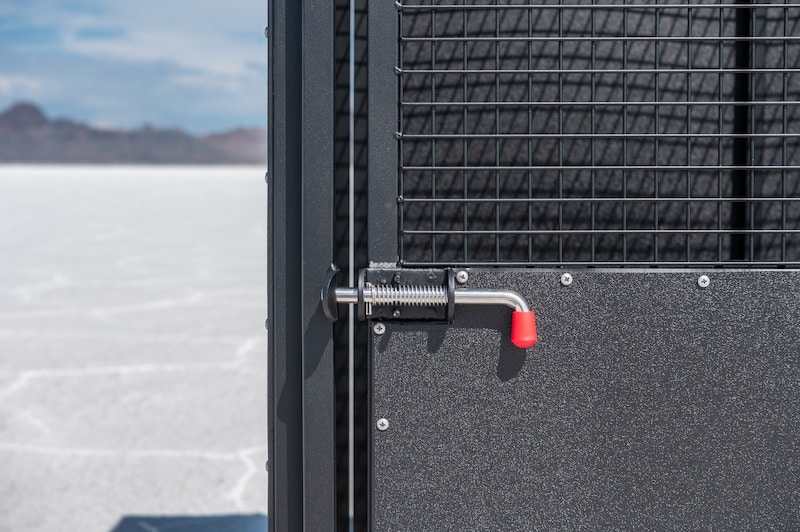 Unique 1"x1" Front Grates & Two-Way Latch